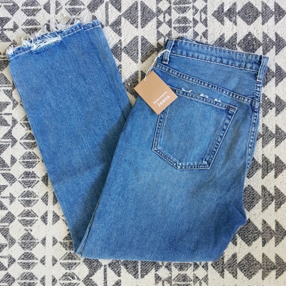 Reformation Winona Slim Button Fly Jean - Picture 2 of 2